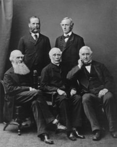 Thomas Archer Bewes and his brothers, 1885.
