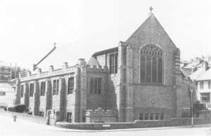 A later picture of St Augustine's Church at Lipson, Plymouth