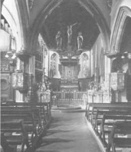 The interior of the Church of St Jaems the Less, Citadel Road, Plymouth.