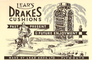 Advert for Lear Brothers' Drake's Cushions