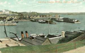 An early view of the eastern side of Millbay Docks at Plymouth