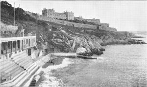Plymouth's Tinside bathing area before the final phase of improvements